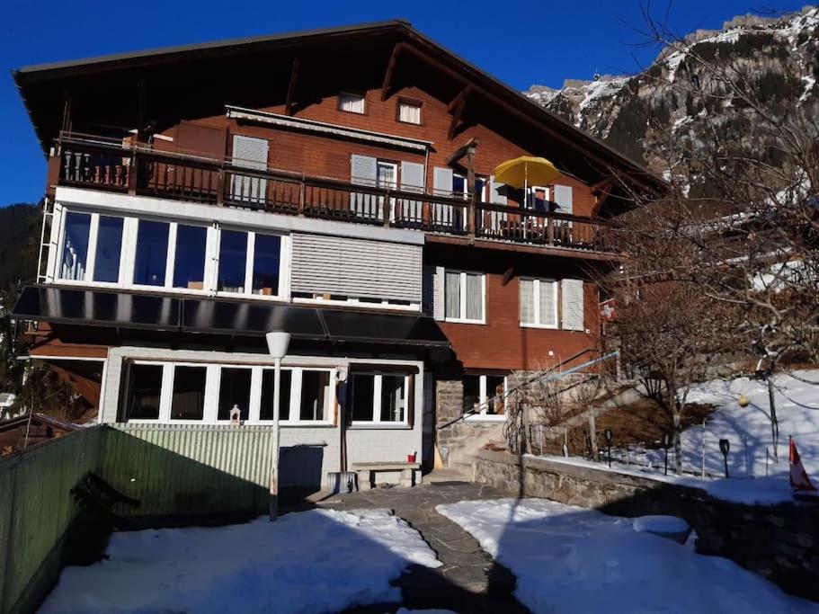 Apartment Chalet Im Sunnigen Usblick Wengen Extérieur photo